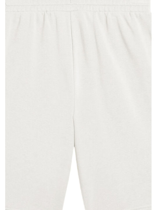 Ess Sports Men's White Bermuda Shorts