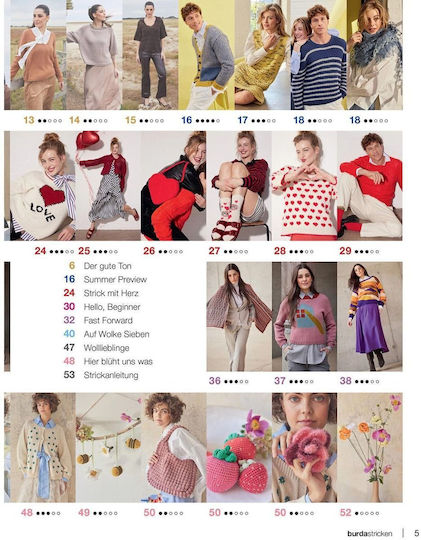 Burda Tricotaje Knitting Magazine No. 1/2026 Published In German