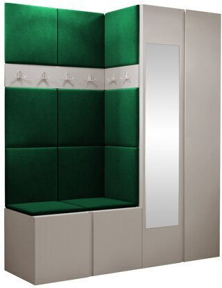 Hartford 278 Έπιπλο Εισόδου με Καθρέπτη Κασμίρι 158x46x186εκ.