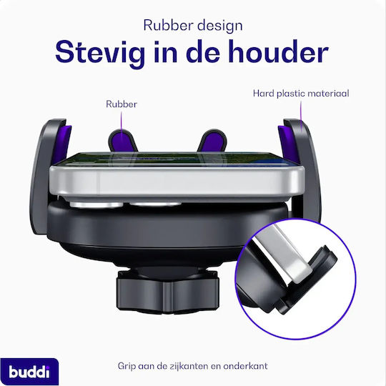 Car Phone Mount Buddi Way 2 Phone Mount Universal Durable Air Vent 5 Year Warranty Black 8719246496578