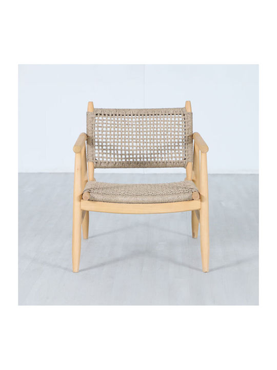 Armchair Brown 73.5x67x80cm