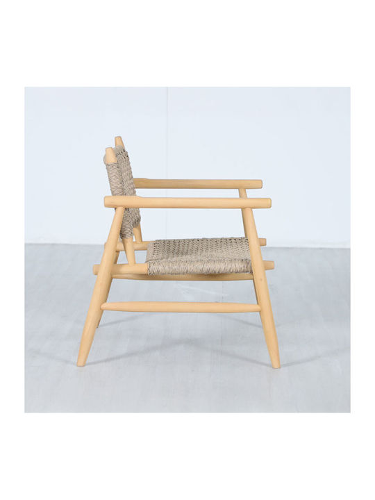 Armchair Brown 73.5x67x80cm