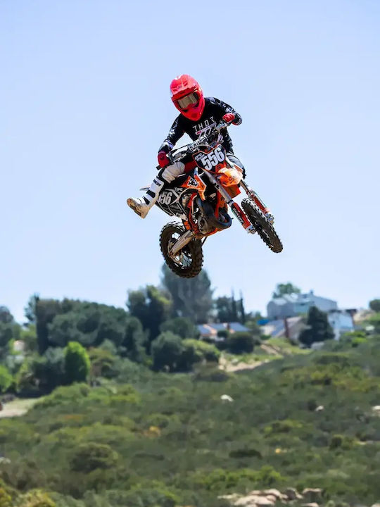 Thor Mx Launchmode Gloves Red Black Airprene