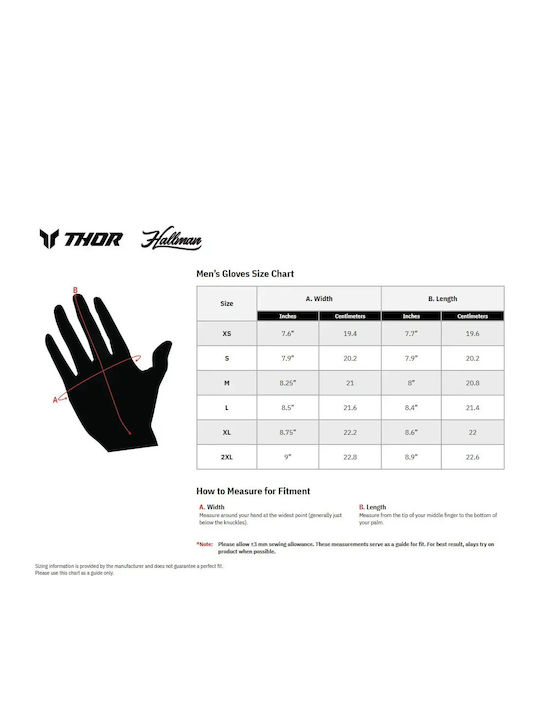 Thor Mx Launchmode Gloves Red Black Airprene