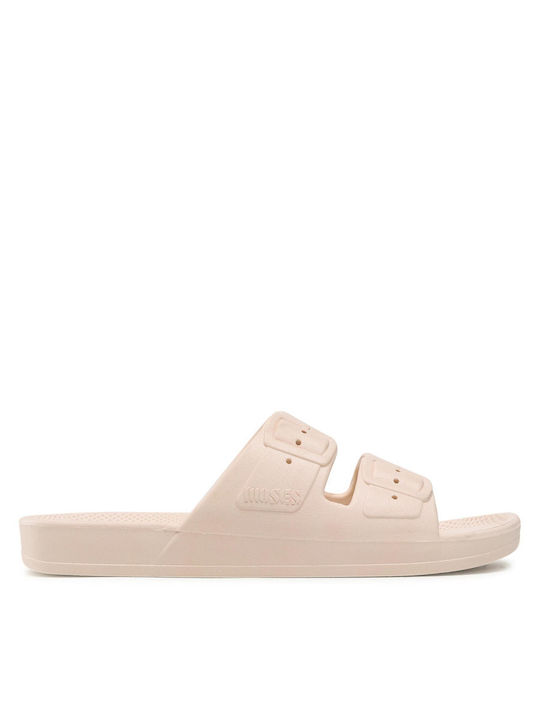 Frauen Flip Flops in Beige Farbe