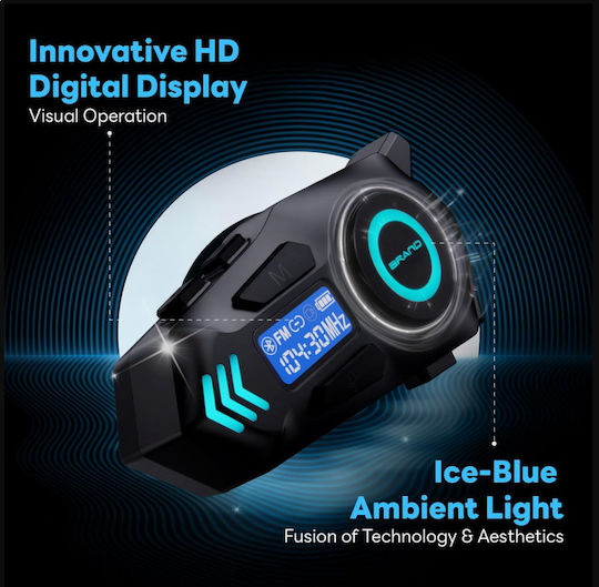 K09 Single Motorcycle Helmet Communication with Bluetooth K09-BLACK