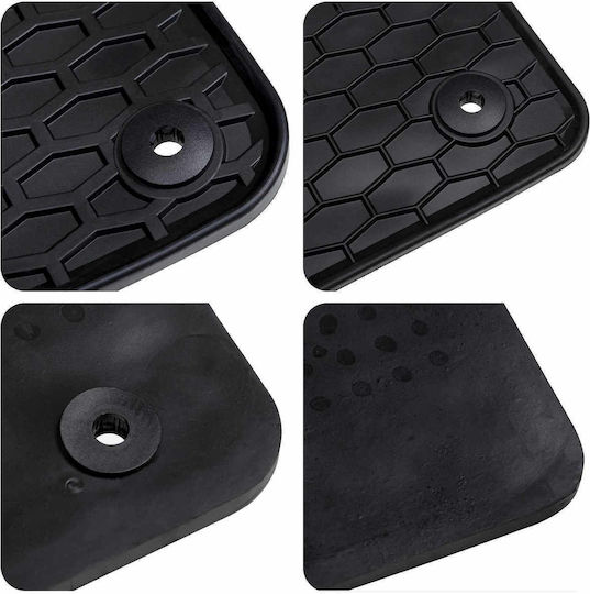 Car Mats 4 Pieces Black Suitable for Volvo XC60 09-17