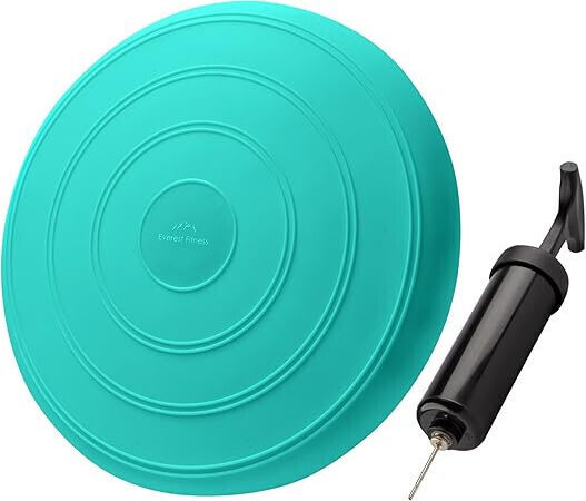 Everest Fitness Pernă De Echilibru Turcoaz Cu Diametru 33cm
