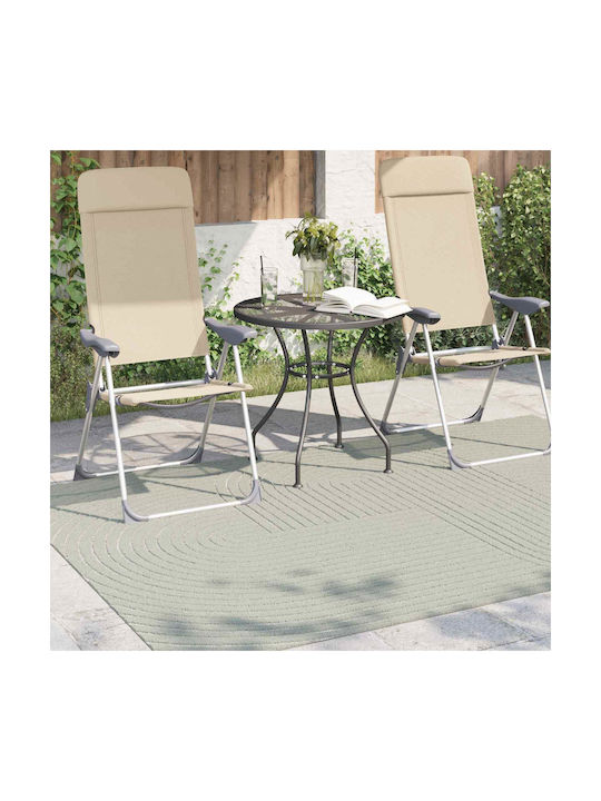 vidaXL Anti-slip Rug Rectangular Green