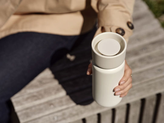 Zone Denmark Stainless Steel Thermos Bottle 400ml Cream