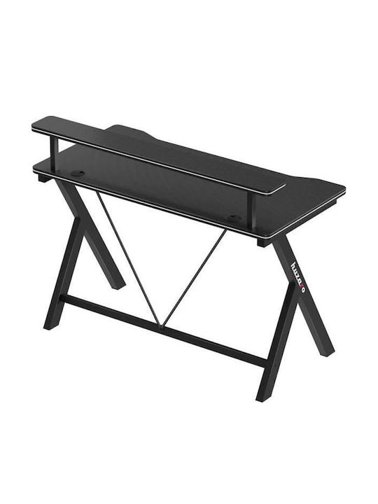 Геймърско Бюро Hero 1.9 Дървено Черно 120x60см