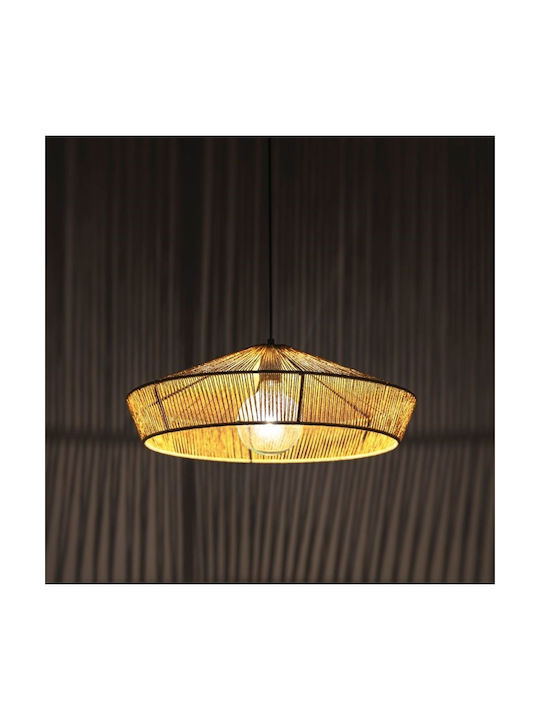 Pendant Light with Rope for Socket E27 55x55cm