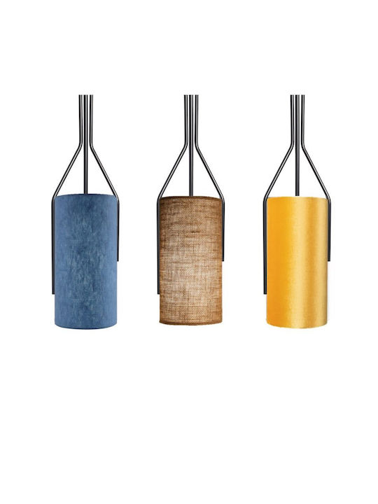Hängelampe Schiene mit Fassung E27 18x18cm.