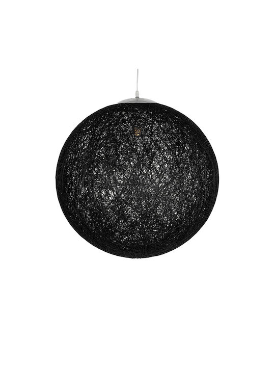 GloboStar Κρεμαστό Φωτιστικό Μαύρο Boho με Ντουί E27 60x60x60εκ.