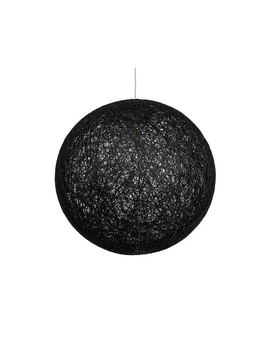 GloboStar Κρεμαστό Φωτιστικό Μαύρο Boho με Ντουί E27 60x60x60εκ.