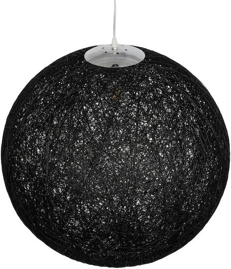 GloboStar Lustră Negru Boem cu Dulie E27 60x60x60cm.