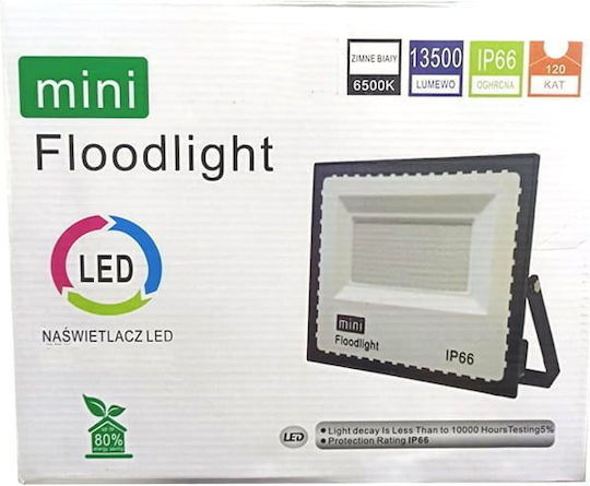 Mini Waterproof LED Floodlight 150W Cold White 6500K IP67