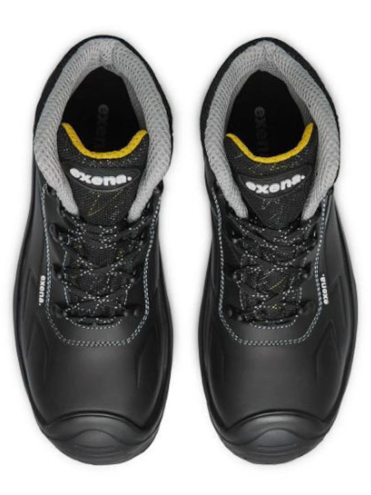 Exena Boots Safety Black SB with Certification FO ,SR