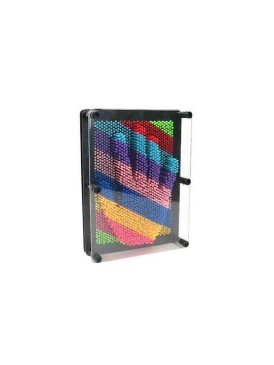 Decor De Birou Din Plastic 3d Pin Art Plastic Alegere Aleatorie a Modelului Sculptură Pin 3-dimensională