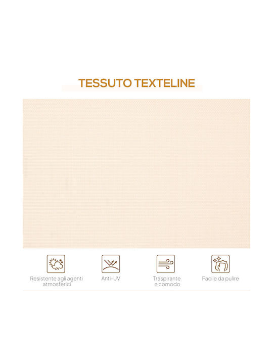 Κούνια με Βάση 3 Θέσεων Μεταλλική Μ175xΠ118xΥ159cm Μπεζ Κούνια με Βάση 3 Θέσεων Μεταλλική Μ175xΠ118xΥ159cm Μπεζ