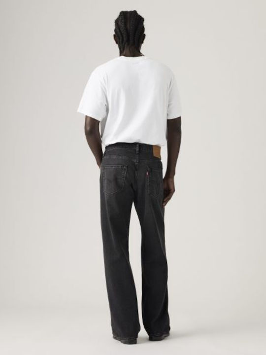 501 Men's Jeans Pants with Loose Straight Fit Black