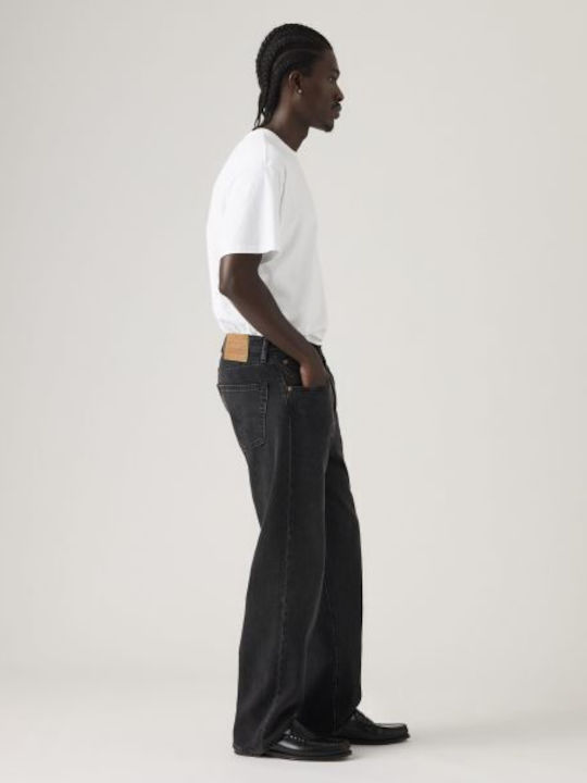 501 Men's Jeans Pants with Loose Straight Fit Black