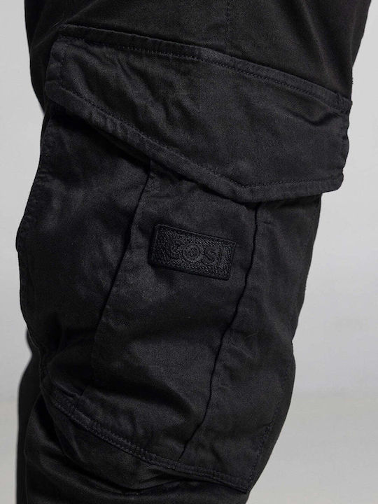 Παντελόνι Cargo σε Κανονική Εφαρμογή Black