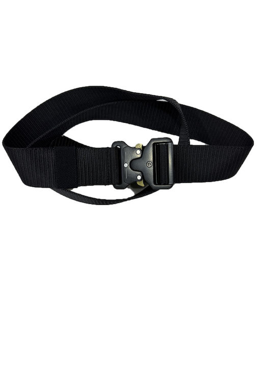 Strong High Durability Adjustable Bd-2301 Men's Belt Webbing Belt Black