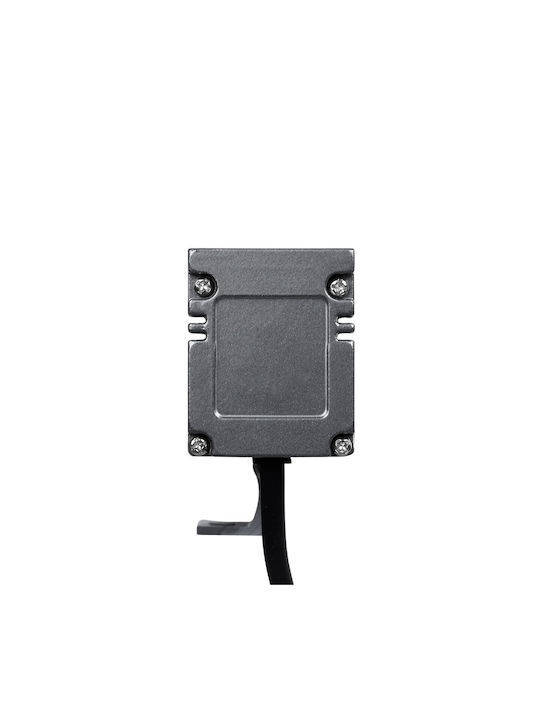 GloboStar Lampa De Podea Pentru Exterior LED Mașină De Spălat Pe Perete 24W Cu Alb Rece IP66 Gri