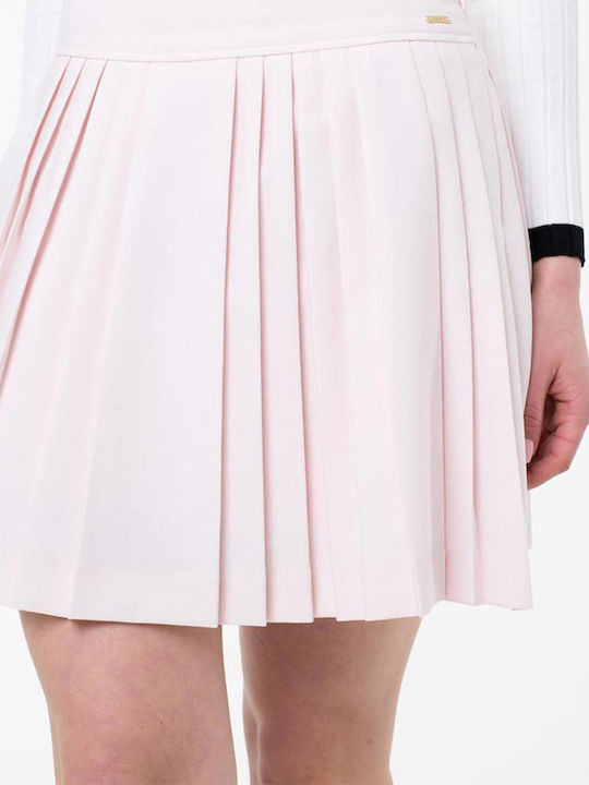 Plissiert Mini Rock Pink