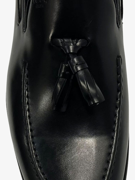 Men's Leather Loafers Black