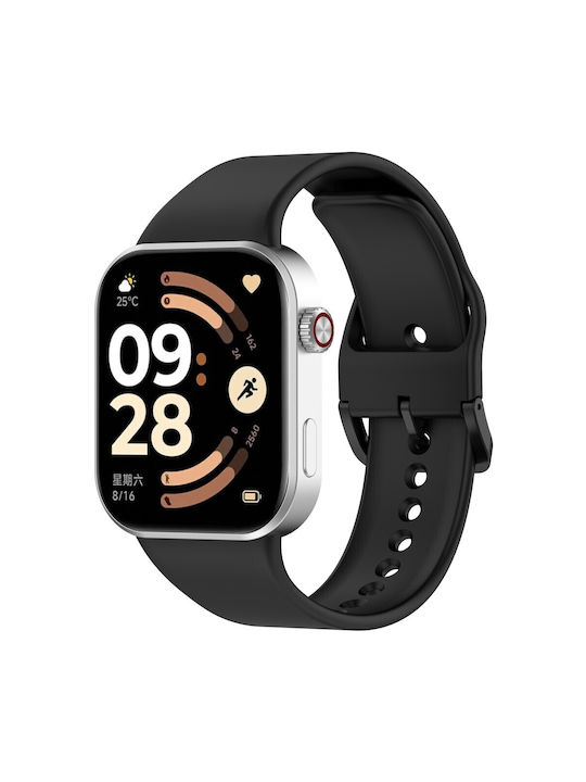 Wearable Strap Silicone Buckle Xiaomi Redmi Watch 6 5 4 Smart Band 9 Pro 8 Pro Black