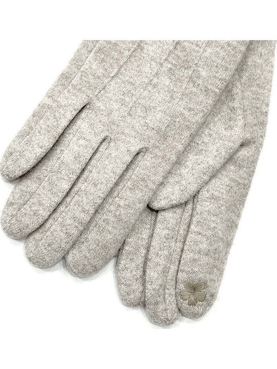Beige Handschuhe Berührung