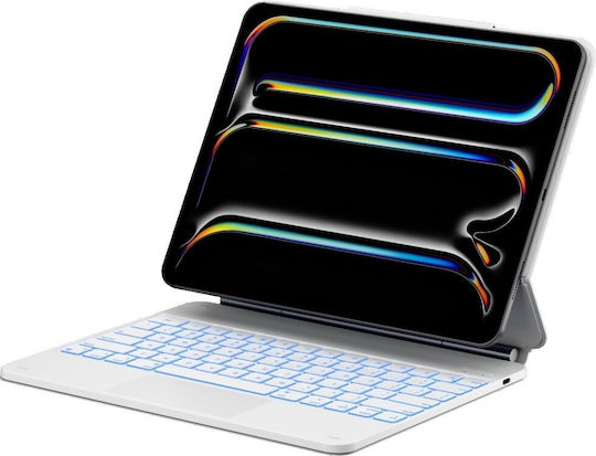 Typecase Edge Klappdeckel Robust mit Tastatur Weie (iPad Pro 13 2024/2025)