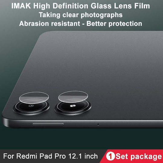 Redmi Pad Pro 12.1 2 Pcs/Set Protective Lens Film Rear Camera HD Glass Imak Red