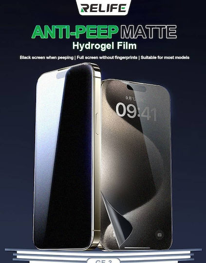 Relife Gf-3 Tpu Матов Поверителен Гъвкав Хидрогел Филм Xiaomi Redmi Note 6 Pro