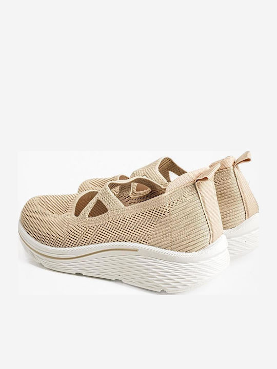 Γυναικεία Slip-On Μπεζ