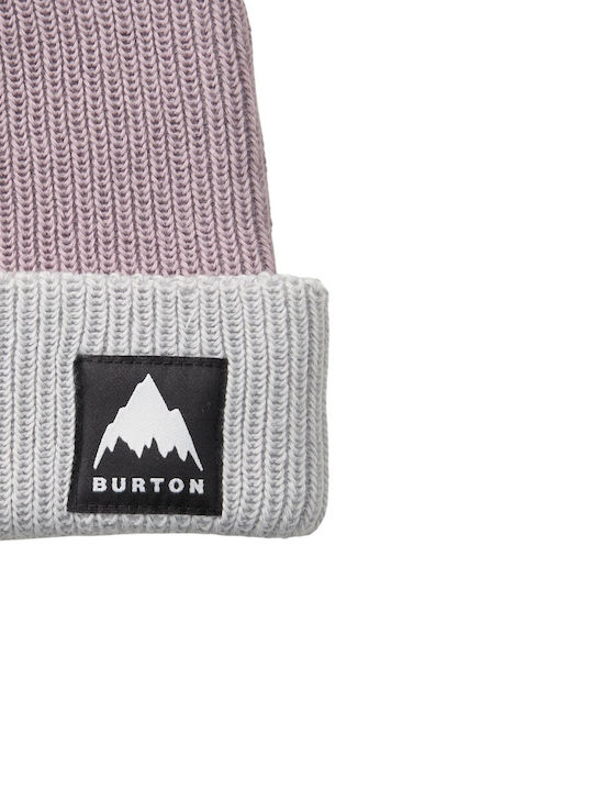 Recycled Beanie Beanie Knitted in Purple color