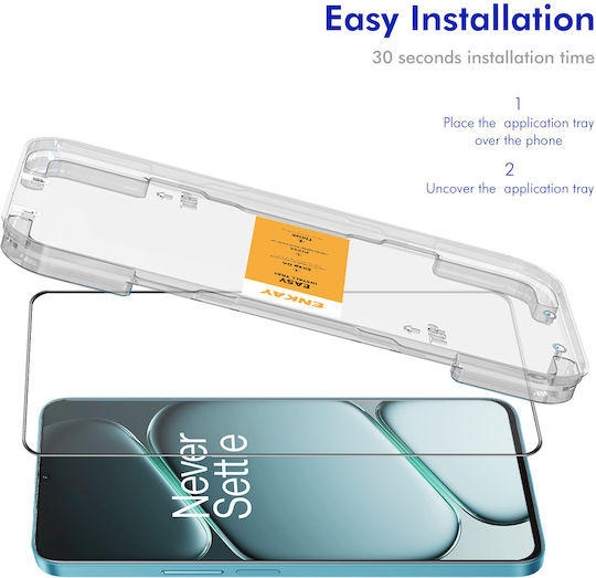 Enkay Easy Install Full Glue Tempered Glass Oneplus 15r 5g
