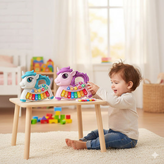 ToyMarkt Musical Instrument with Music, Light, and Sounds for 18++ Months (Various Designs/Assortments of Designs) 1pc