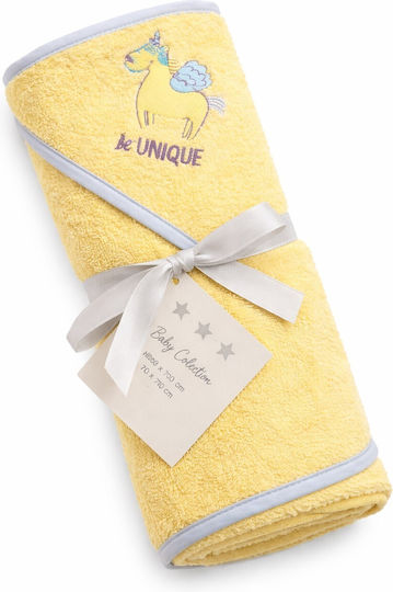 Beboulino Baby Bath Towel Bathrobe Hooded 75x75cm
