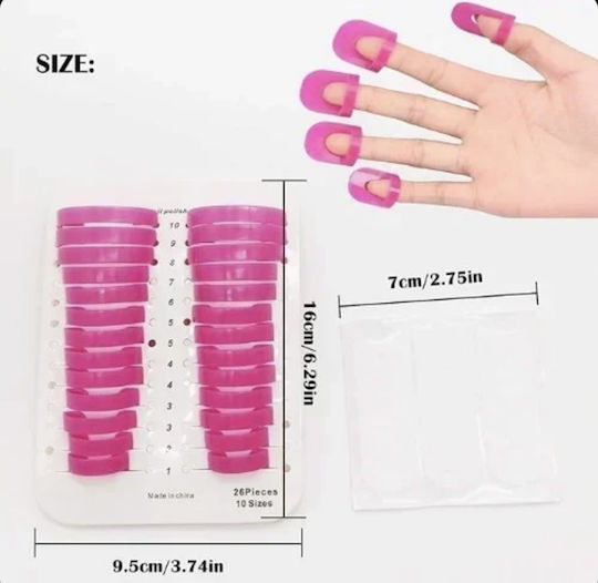Stencil Nail Cases Easy Painting 10 Sizes 26 Pieces