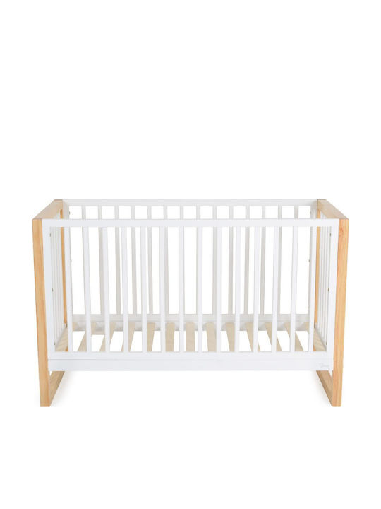Cangaroo Βρεφική Κούνια Λευκή για Στρώμα 60x120cm