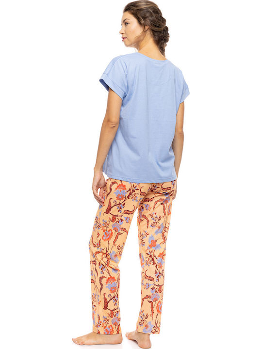 Pink Label Sommerliches Damen-Schlafanzug-Set