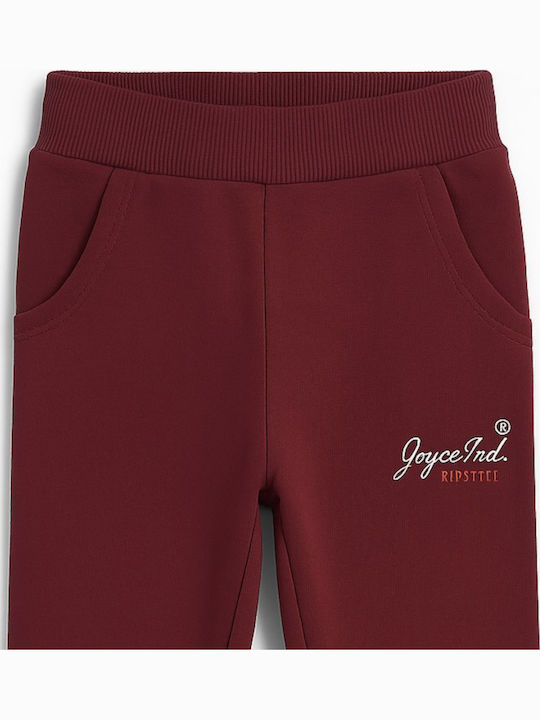 Kids Sweatpants Burgundy