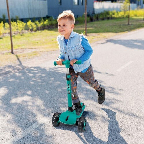 Shoko Kids Scooter Foldable X-Speed 3-Wheel for 4+ Years Minty Breeze