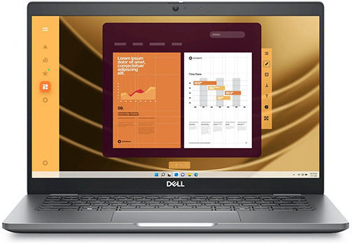 Dell Latitude 5350 13.3" IPS Panel Full HD Touchscreen (Ultra 5-135U/32GB/512GB SSD/Windows 11 Pro) Сив Английски (САЩ) Клавиатура