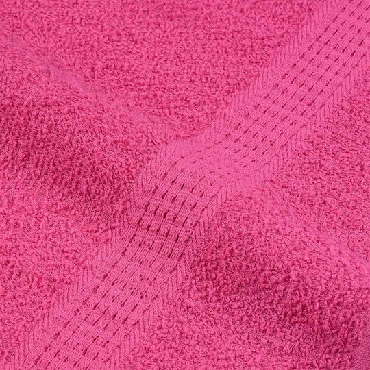 vidaXL Set of 4 Hotel Bathroom Towels 140x70cm Pink