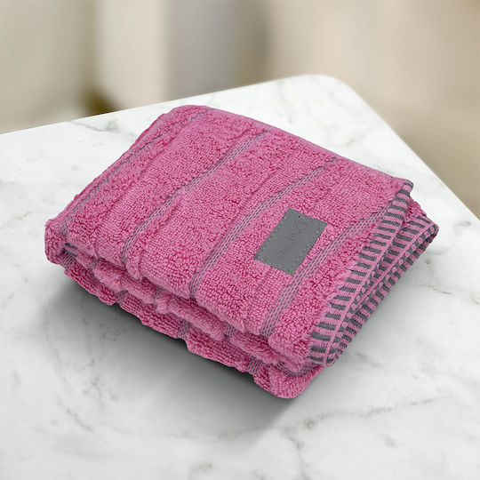 Lino Home Prosop de mână Loomline 40x60cm. Coral Greutate 600gr/m²