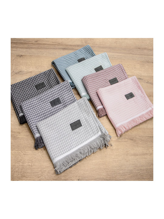 Lino Home Tea Towel from 100% Cotton in Pink Color 40x60cm